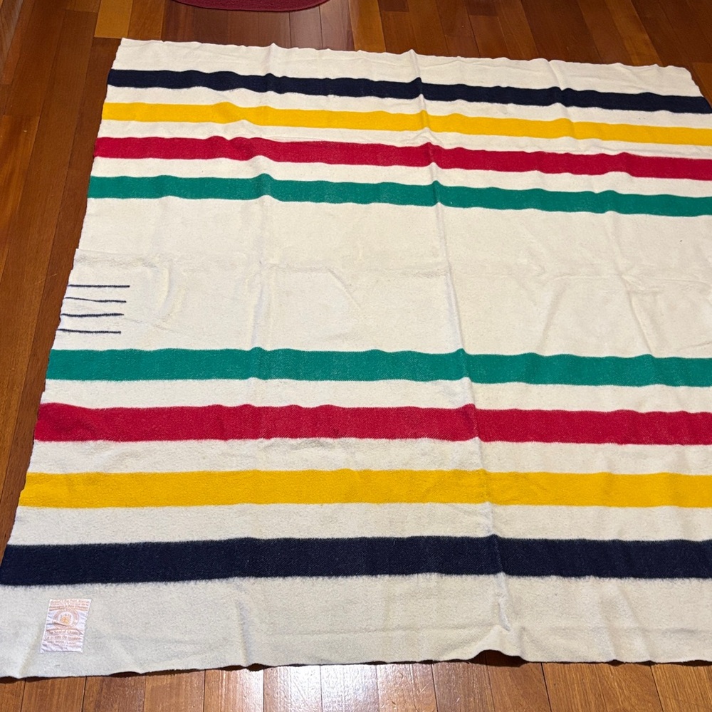 Hudson Bay Striped Multicolor Blanket